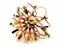 Broche Fleur Or jaune