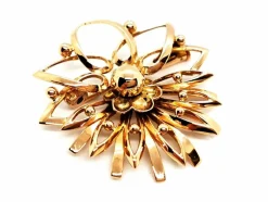 Broche Fleur Or jaune