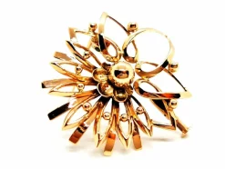 Broche Fleur Or jaune