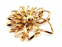 Broche Fleur Or jaune
