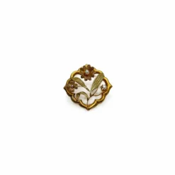 Broche florale Art Nouveau