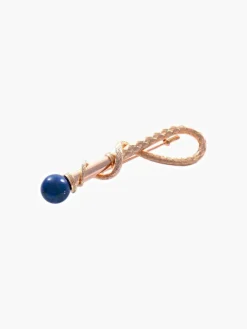 Broche Fouet Lapis lazuli