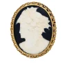 Broche Française Camée