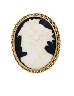 Broche Française Camée
