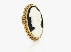 Broche Française Camée