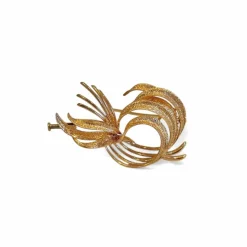 Broche gerbe de plumes