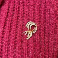 Broche gerbe de plumes