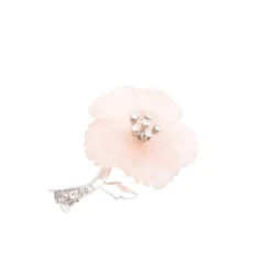 Broche Hibiscus Diamants
