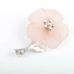 Broche Hibiscus Diamants