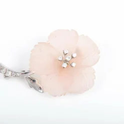 Broche Hibiscus Diamants