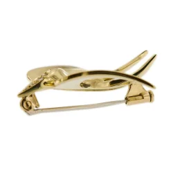 Broche hirondelle diamants