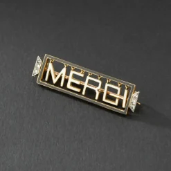 Broche 'Merci