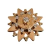 Broche Or 2 Tons, Poinçon Ancien Tête De Cheval