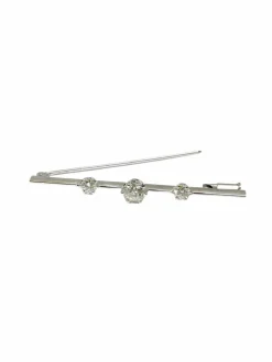 Broche or blanc diamants taille ancienne et moderne