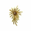 Broche Or, diamant & rubis