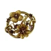 Broche or et grenats d'époque Napoléon III