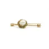 Broche Or et Perle