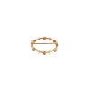 Broche or et saphir et perle