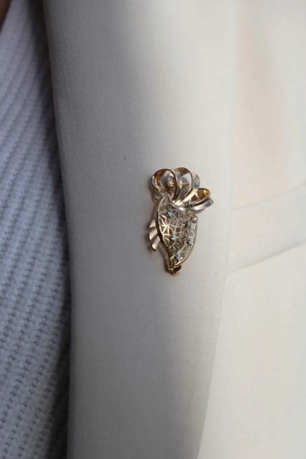 Broche Or jaune Diamant