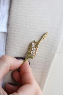 Broche Or jaune Diamant