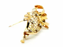 Broche Or jaune Diamant