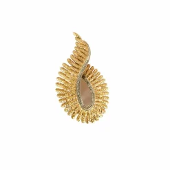 Broche or jaune et or blanc, diamants