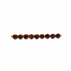 Broche Or jaune Grenats