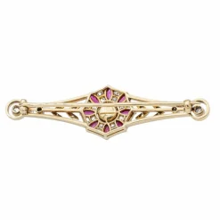 Broche Or jaune Perle Mabé