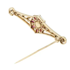 Broche Or jaune Perle Mabé