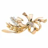 Broche Or rose Diamant