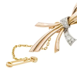 Broche Or rose Diamant