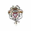 Broche Pendentif Coeur