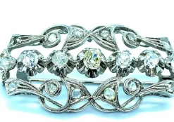 Broche Pendentif Diamants vers 1900