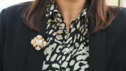 Broche pendentif Or Diamants