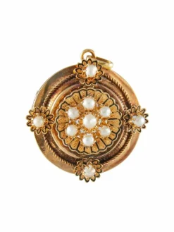 Broche Perles Or jaune