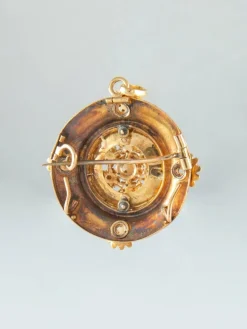 Broche Perles Or jaune