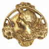 Broche épingle en or