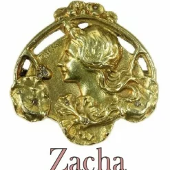 Broche épingle en or