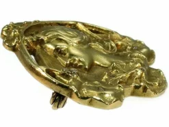 Broche épingle en or