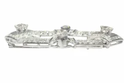 Broche platine, diamant