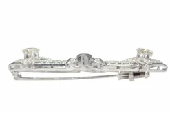 Broche platine, diamant