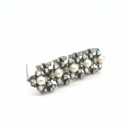 Broche époque Napoleon III - Diamants et perles
