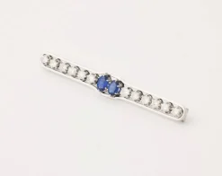 Broche saphirs et diamants