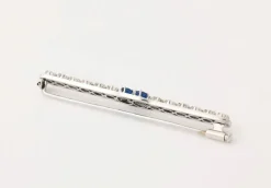 Broche saphirs et diamants