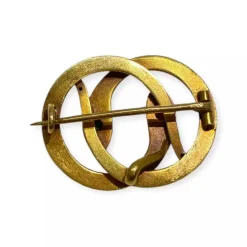 Broche serpent or jaune