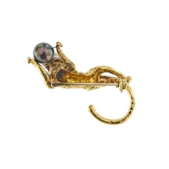 Broche Tigre perle et diamants