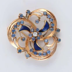Broche trilobée Napoléon III