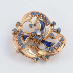 Broche trilobée Napoléon III