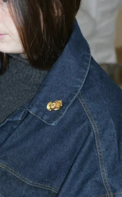 Broche Victorienne Oiseau Or jaune et Diamant