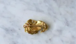 Broche Victorienne Oiseau Or jaune et Diamant